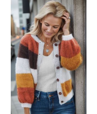 Sorbet jakken i høstlige farger - Mille Fryd MF0002-O