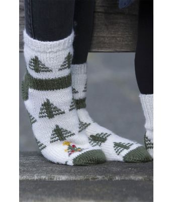Strømper med juletremotiv - Viking 1714-19
