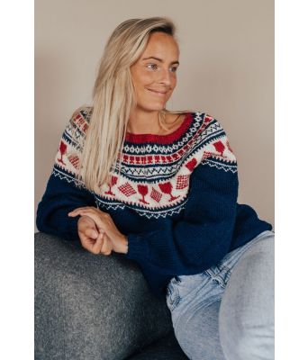 Strikk og drikk genseren - Strikkia 2020-013