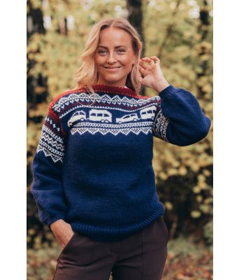 Campingvogngenseren i merinoull - Strikkia 2020-023