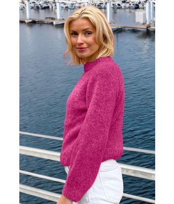 Cerise Cozy everyday sweater - Strikkia 2022-002-362