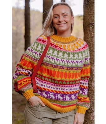 Ulrikkes styggfine påskegenser - Strikkia 2023-004B