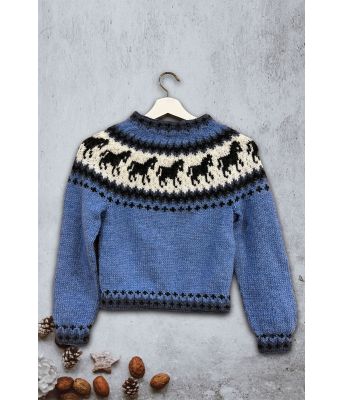 Hestegenseren til barn - Strikkia 2023-027-524527