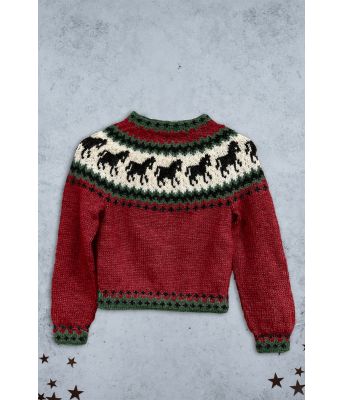 Hestegenser i julefarger - Strikkia 2023-027-560534