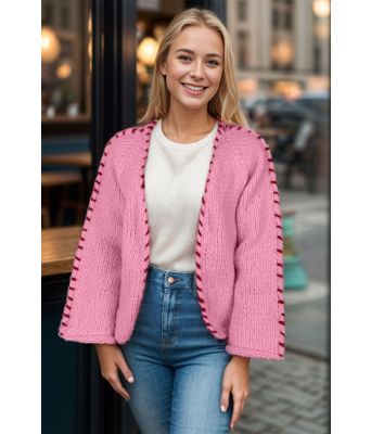 Rosa Sorbonne stitch cardigan - Strikkia 2023-029-361362