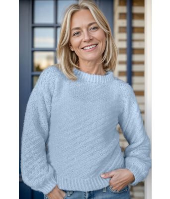 Lyseblå virvelvindgenser - Strikkia 2023-032-320A