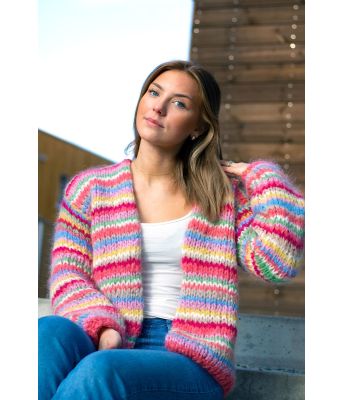 Summer stripes jakke - Strikkia 2024-002