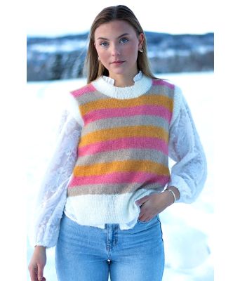 Lollipopvesten - Strikkia 2024-031