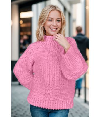 Rosa big and cozy brioche sweater - Strikkia 2024-037-361