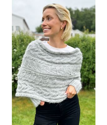 Leafy sweater scarf - Strikkia 2024-052