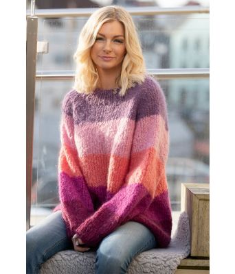 Tess stripete strikkegenser Kathrine Sørland - Viking 1910-01