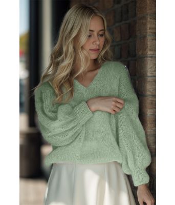 Jadegrønn Tynn Mira genser - TL0015-BF47936