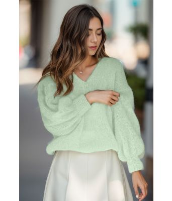 Mintgrønn Tynn Mira genser - TL0015-BF47949