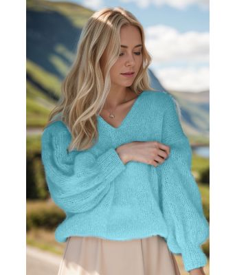 Karibisk blå Tynn Mira genser - TL0015-BF47960