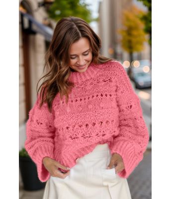 Korallfarget Bris genser - TL0016-562