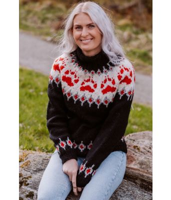 Villmarksgenseren / The wilderness sweater garnpakke i Hobbygarn