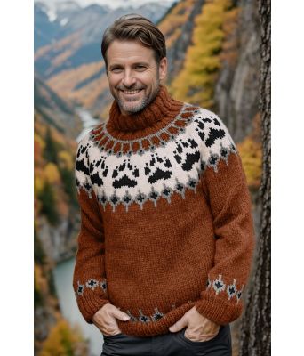 Kobberbrun villmarksgenser - Linka Neumann design VGHG0050