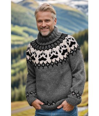 Grå villmarksgenser - Linka Neumann design VGVG0005B