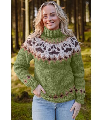 Vårgrønn Villmarksgenser - Linka Neumann design VGVG0008