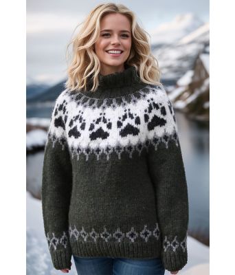 Koksgrå villmarksgenser med grått mønster - VGVG0019