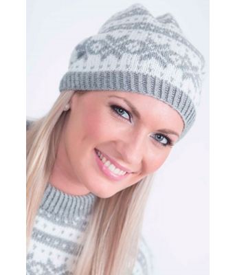 Strikket fanalue i merinoull - Viking 1403-12