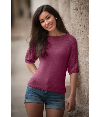 Miramar topp i lys burgunder - Viking 1706-06-462