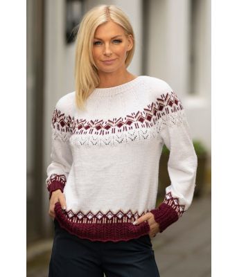 Linn strikkegenser - Viking 1917-9