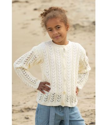 Nikoline strikkejakke til jente - Viking 1918-07