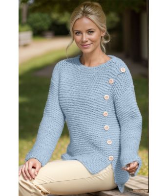 Lys blå Liv genser - Viking 1923-7-320