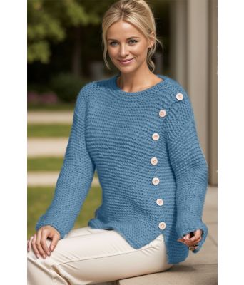Lys jeansblå Liv genser - Viking 1923-7-326