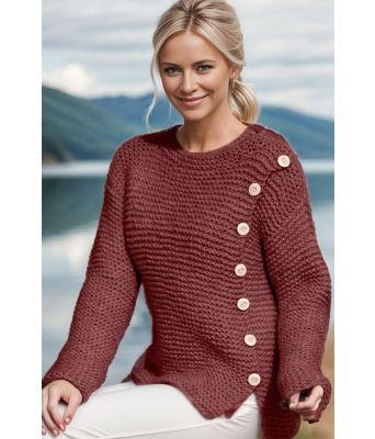 Burgunder Liv genser - Viking 1923-7-354