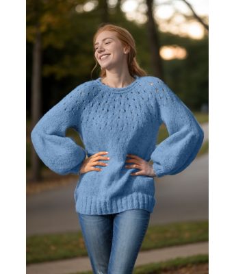 Blå Smil genser - Viking 1923-8-323