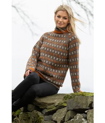 Brun minne genser kathrine sørland - Viking-2006-05a