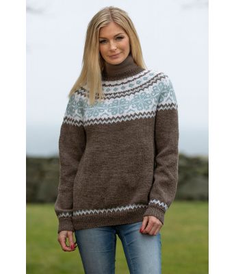 Brun myte genser kathrine sørland - Viking 2006-07a