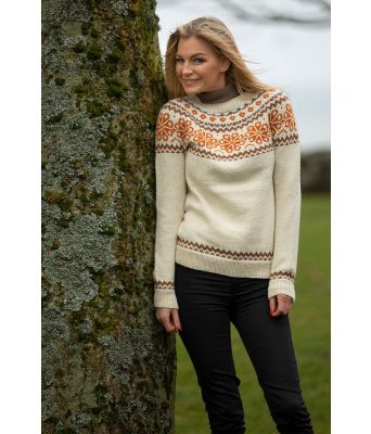 Naturhvit myte genser kathrine sørland - Viking 2006-07b