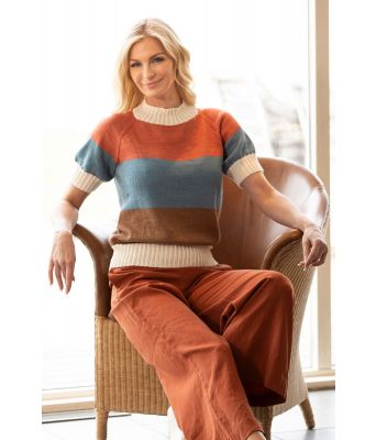 Alba kortermet og bredstripete topp / genser - Viking 2011-09