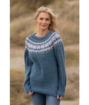 Rakel genser i petrolfarge - Viking 2013-1a