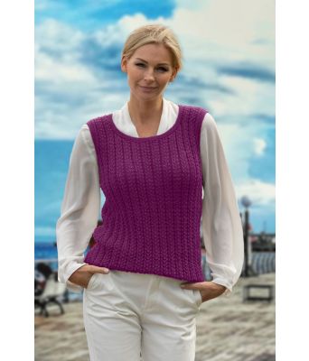 Jekt vest i aubergine lilla - Viking 2014-09-568