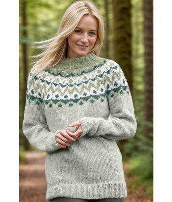 Lysegrønn Suna genser - Viking 2022-1-330334336