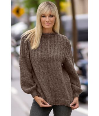 Brun Behag genser - Viking 2022-2-308