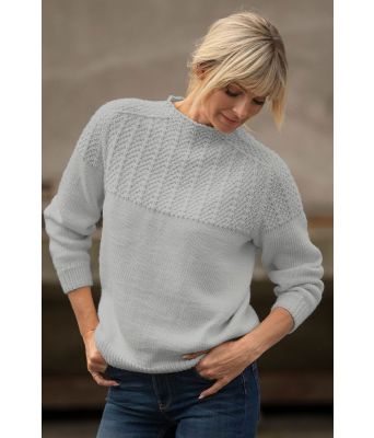 Lysegrå Tandori genser - Viking 2023-5-413