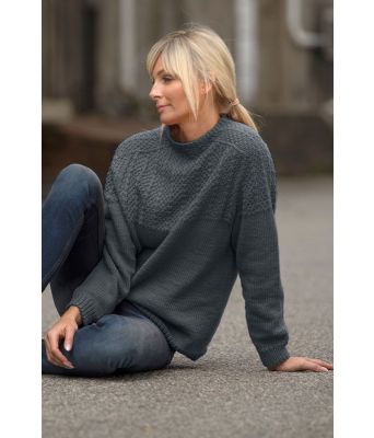 Mørkegrå Tandori genser - Viking 2023-5-415