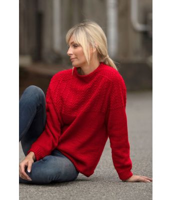 Rød Tandori genser - Viking 2023-5-450