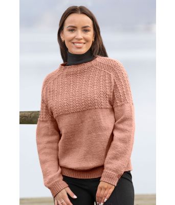 Tandoori genser i lys nougat - Viking 2023-5-485