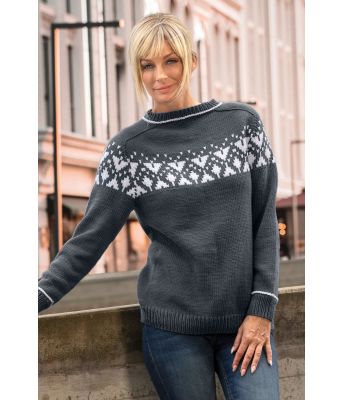 Mørkegrå Piff genser - Viking 2023-7-415