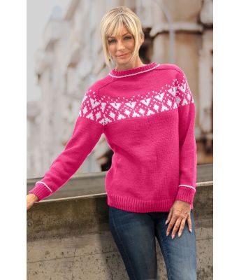 Cerise Piff genser - Viking 2023-7-464