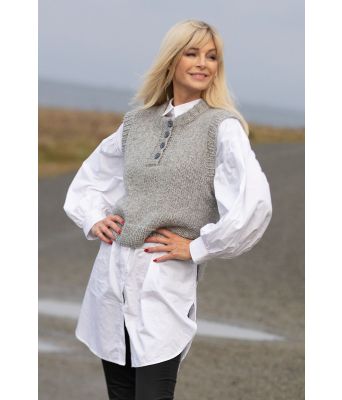 Fin vest med knapper - Viking 2035-03