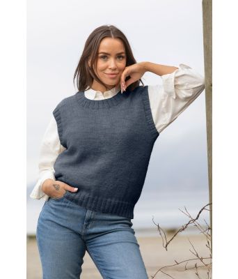 Jeansblå Salvie vest - Viking 2114-04-527