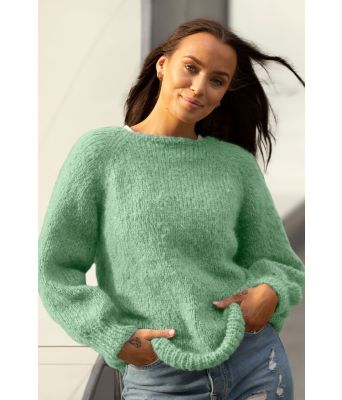 Støvgrønn Duos genser - Viking 2137-05-532