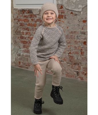 Poppe genser, bukse og lue til barn - Viking 2204-08C